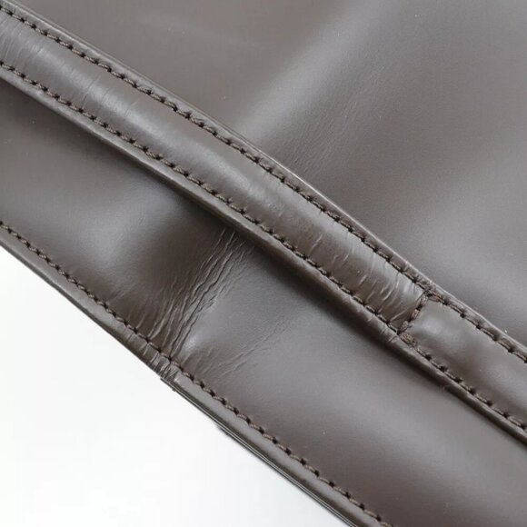 BURBERRY box Handbag Nova Check Brown Calfskin Women - Picture 3 of 9